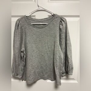 a.n.a Heather Gray Long Sleeve Women's‎ Tee Size S